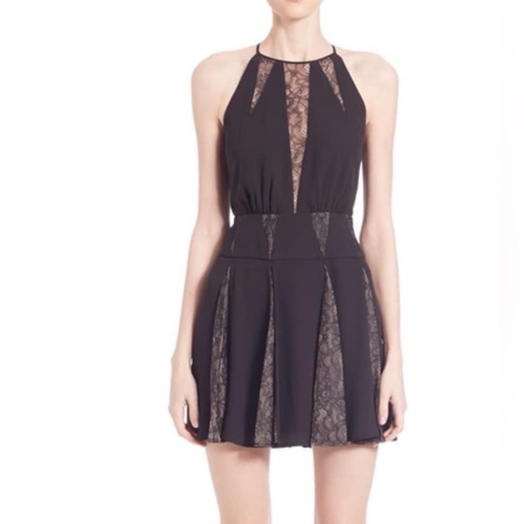 BCBGMaxAzria Teena High Neck Lace Cocktail dress - Picture 2 of 4